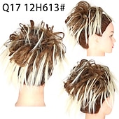 abordables Chignons-ébouriffé chignon désordonné chignon postiche extension de cheveux queue de cheval avec élastique élastique chignon queue de cheval postiche extensions de cheveux synthétiques chouchous queue de