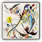 economico Quadri famosi-dipinto a mano dipinto a olio wall art wassily kandinsky intaglio astratto decorazione della casa arredamento tela arrotolata senza cornice non allungata