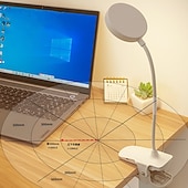 abordables Lampes de lecture-led lampe de bureau charge usb pliage apprentissage protection des yeux lecture bureau chambre tactile gradation veilleuse bureau chevet flexible dimmable pliage led clip protection des yeux lampe de