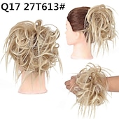 abordables Chignons-ébouriffé chignon désordonné chignon postiche extension de cheveux queue de cheval avec élastique élastique chignon queue de cheval postiche extensions de cheveux synthétiques chouchous queue de