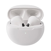 זול אוזניות אלחוטיות אמיתיות TWS-PRO6 אוזניות אלחוטיות באוזן Bluetooth 5.1 סטריאו עם תיבת טעינה בקרת מגע חכמה ל Apple Samsung Huawei Xiaomi MI זומבה שימוש יומיומי לטייל טלפון נייד