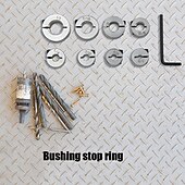 cheap Drill Bit Set-8pcs Open Type Axis Fixed Ring Bearing Sleeve Limit Locking Shaft Positioning Ring Clamping Tool With Wrench