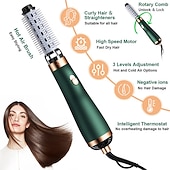 economico Rasatura e depilazione-asciugacapelli con pettine asciugacapelli pettine arricciacapelli per capelli rullo ionico spazzola per raddrizzare i capelli spazzola professionale rapida a secco bigodino di capelli ferro