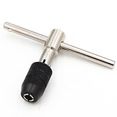 cheap Drill Bit Set-Portable 6pcs T-type Wrench Drill Set Hand Tapping Tools Machine Screw Thread Tap Twist Bit M3/M4/M5/M6/M8 Tap Set DIY Tool