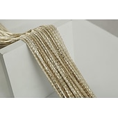 cheap Macrame &amp; String Curtains-String Curtains Sparkle Door Curtain Fly Curtain Rod Pocket,Curtains Panel Divider Window Door Fly Screen for Door Wall and Window Decoration,100*200cm