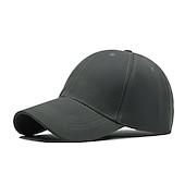 economico Cappelli-1 pz berretto unisex casual solido curvo visiera parasole berretto da baseball cappelli di snapback regolabili per le donne uomini hip hop cap street papà cappello