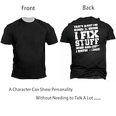 cheap Men&#039;s Funny T shirts-Men&#039;s Unisex Graphic Letter T shirt Slogan T Shirts Distressed T Shirt Short Sleeve T shirt 3D Print Crew Neck Shirt Vintage Sports Designer Outdoor Street Daily Black Blue Green Summer Clothing