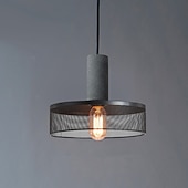 cheap Pendant Lights-6cm Pendant Light Single Design Island Design Pendant Light Metal Painted Finishes Vintage Nordic Style 85-265V