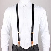 halpa Lisävarusteet ja enemmän-Möly 20s 1920-luku Retro / vintage Henkselit Suuri Gatsby Gangsteri Naamiaispuku Miesten Naamiaiset Juhlat Tyttöjen polttarit Aikuiset Lisää tarvikkeita Henkselit