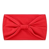 cheap Hair Styling Accessories-1PC African Headbands Knotted Hairbands Black Yoga Sport Head Wraps Wide Elastic Head Scarf for Women and Girls