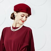 Недорогие Вечеринковые шляпы-100% шерсть Кентукки дерби шляпа / Головные уборы с Бант 1шт Повседневные / На каждый день Заставка