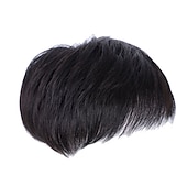 preiswerte Toupets-Herren Echthaar Toupees Locken 100% handgebunden Modisches Design / Weich / Party Party / Abend / Freizeitskleidung