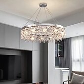cheap Chandeliers-50cm Unique Design Chandelier Stainless Steel Electroplated Modern 220-240V
