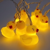 abordables Guirlandes lumineuses à piles-licorne led guirlandes lumineuses animal mignon décor pour chambre d&#039;enfants à piles 1.8m10leds pour vacances lumières mur fenêtre arbre lumières décoratives cour de fête &amp; jardin chambre d&#039;enfant