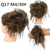 abordables Chignons-ébouriffé chignon désordonné chignon postiche extension de cheveux queue de cheval avec élastique élastique chignon queue de cheval postiche extensions de cheveux synthétiques chouchous queue de