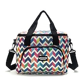 baratos Malas de Viagem-bolsa de almoço isolada à prova de vazamentos com ajustável &amp; Recipiente de lancheira reutilizável durável alça de ombro removível para mulheres/homens/piquenique/trabalho/viagens/caminhadas/camping