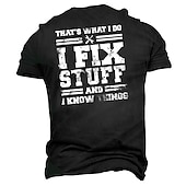 cheap Men&#039;s Funny T shirts-Men&#039;s Unisex Graphic Letter T shirt Slogan T Shirts Distressed T Shirt Short Sleeve T shirt 3D Print Crew Neck Shirt Vintage Sports Designer Outdoor Street Daily Black Blue Green Summer Clothing