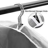 tanie Torba na odzież i pokrowiec-12 paczek gospodarstwa domowego przezroczysty płaszcz pokrowce na ramiona pyłoszczelny garnitur wisząca torba szafa do przechowywania ubrań pyłoszczelne pokrowce na ramiona