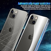 Χαμηλού Κόστους iPhone Προστατευτικά Οθόνης-[4 πακέτο] Προστατευτικό πίσω οθόνης Για Apple iPhone 16 iPhone 15 Pro Max Plus iPhone 14 13 12 11 Pro Max Mini X XR XS Max 8 7 Plus TPU Hydrogel Αυτοθεραπεία Κατά των Δαχτυλιών Υψηλή Ανάλυση (HD