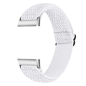 baratos Pulseiras de relógio Fitbit-Pulseira de Smartwatch Compatível com Fitbit Charge 4 / Charge 3 / Charge 3 SE Charge 5 Charge 2 Náilon Relógio inteligente Alça Entrançado Ajustável Respirável Loop Solo Substituição Pulseira