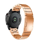 tanie Opaski do zegarków Garmin-Pasek do zegarka na Garmin MARQ Descent G1 Fenix 7S Sapphire Solar / 6S Pro / 5S Plus Fenix 7 Sapphire Solar / 6 Pro / 5 Plus Forerunner 935 945 Stal nierdzewna Zastąpienie Pasek 20mm 22mm 26mm