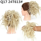 abordables Chignons-ébouriffé chignon désordonné chignon postiche extension de cheveux queue de cheval avec élastique élastique chignon queue de cheval postiche extensions de cheveux synthétiques chouchous queue de