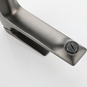 economico Rubinetti per lavandino bagno-rubinetto del lavandino del bagno, rubinetti da bagno monoforo monocomando in ottone stereoscopico con interruttore caldo e freddo