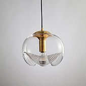 お買い得  ペンダントライト-25cmシングルデザインアイランドデザインペンダントライトガラス電気メッキモダンノルディックスタイル220-240v