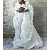 economico Stole da matrimonio-Wrap per Donne Wrap per Sposa Bolero Cape di Lusso con Mezza Manica in Raso Wrap per Matrimoni in Autunno con Colore Puro per Matrimonio in Tutte le Stagioni Abito per Impressionare