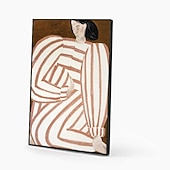 Handmade Hand Painted Oil Painting Wall Art Modern Abstract Women Decoration Home Decoration Decor Canvas Paintingfor Living Room 8