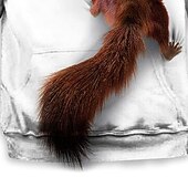 levne Chlapecké 3D mikiny a mikiny se zvířaty-Chlapecké 3D Zvíře Kapuce Dlouhý rukáv 3D tisk Jaro Podzim Aktivní Sportovní Módní Polyester Děti 3-13 let Venkovní Denní Vevnitř Běžný