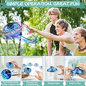 billiga Självlysande leksaker-fidget spinner fluga ufo mini drone boomerang magisk handkontrollerad flygande spinner leksak för barn vuxen tjänsteman för present till pojke&amp;amp;flickor