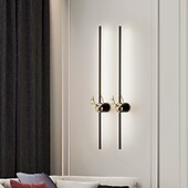 abordables Appliques murales d&#039;intérieur-appliques murales modernes, appliques murales led minimalistes luminaire mural intérieur lampe murale éclairage de fond or