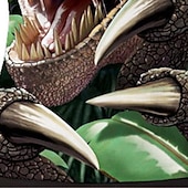ieftine Animale 3D pentru băieți-copii băieți tricou mânecă lungă imprimeu 3d dinozaur animal decolteu verde copii topuri toamna primăvară modă activă zilnic zilnic în aer liber potrivire obișnuită 3-12 ani