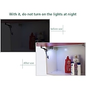 cheap Cabinet Light-10PCS LED Cabinet Light LED Inner Hinge Lamp Closet Light Battery Wireless Lamp Universal Wardrobe Cupboard Sensor Lighting
