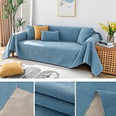cheap Sofa Blanket-Waterproof Couch Covers Sofa Towel Blanket Farmhouse Slipcovers For Dogs Pet,Sectional Sofa Cover For Love Seat,L Shaped,3 Seater,Arm Chair,Washable Couch Durable Protector