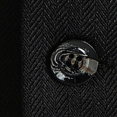 billiga Ringbärare kostymer och kläder-4 delar Ringbärarkostym Pojkar Barn Kostym Formell kostym Kostym och blazer Klädesset Skola Formell Mode Grundläggande Formell Rand Lappverk Svart Grå Bomull