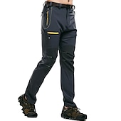 billiga aktiva byxor för män-Herr Vandringsbyxor Arbetsbyxor Sommar Utomhus Vindtät Andningsfunktion Vattenavvisande Snabb tork Byxa Underdelar Svart Mörkgrå Jakt Fiske Klättring L XL 2XL 3XL 4XL / Ficka med blixtlås