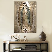 olcso Le $30-ra-guadalupe-i hölgyünk lakberendezési vászonfestés nappali háttér falfestmény poszter keret nélküli festékszóró mag