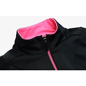 baratos Camisolas femininas-Mulheres Camisa para Ciclismo Côr Sólida Manga Longa Moto Camisa / Roupas Para Esporte Blusas com 3 bolsos traseiros Ciclismo de Montanha Ciclismo de Estrada Secagem Rápida Tiras Refletoras Bolso