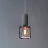 cheap Pendant Lights-6cm Pendant Light Single Design Island Design Pendant Light Metal Painted Finishes Vintage Nordic Style 85-265V