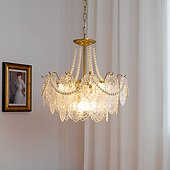 economico Lampadari-Lampadario da 60 cm dal design unico in metallo elettrolitico moderno 220-240v