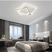 tanie Ściemnialne lampy sufitowe-50cm ściemniane geometryczne kształty lampy sufitowe aluminium stylowe malowane wykończenia współczesny nowoczesny 220-240v