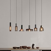 cheap Pendant Lights-6cm Pendant Light Single Design Island Design Pendant Light Metal Painted Finishes Vintage Nordic Style 85-265V