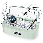 levne Domácí přístroje-čistič šperků ultrazvukový čistič šperků 45 khz čistič brýlí na brýle, hodinky, náušnice, prsteny, náhrdelníky, mince, holicí strojky