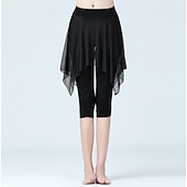 cheap Practice Wear-Activewear Skirts Pure Color Splicing Women&#039;s Training Performance Natural Modal