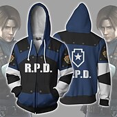 halpa Sarjakuva- ja elokuvahahmografiikka-Resident Evil RPD Anime Cartoon Manga Anime 3D Perinteinen Katutyyli Käyttötarkoitus Pariskuntien Miesten Naisten Aikuisten Takaisin kouluun 3D-tulostus