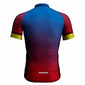 abordables Maillots pour hommes-Homme Maillot de cyclisme Graphique Dessin animé Drôle Manche Courte Cyclisme Maillot Top avec 3 poches arrière VTT Vélo tout terrain Cyclisme sur route Séchage Rapide Bandes réfléchissantes Poche
