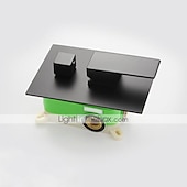 abordables Douches de plafond de luxe-Ensemble de robinets de douche noir mat de 16 pouces, système de douche dissimulé à effet de pluie en laiton massif avec 3 fonctions, ensemble combiné de douche à main monté au plafond avec corps de valve et garniture