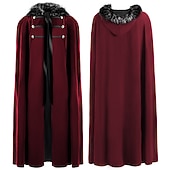 رخيصةأون العباءات والعباءات-عتيق / معتق بانغك &amp; قوطي العصور الوسطى عباءة الطاعون الطبيب الفايكينج ملابس تنكرية رجالي الفايكينج حفلة تنكرية مناسب للحفلات بالغين عباءة